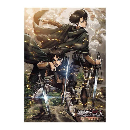 Eren and Levi Posters Attack on Titan Merch