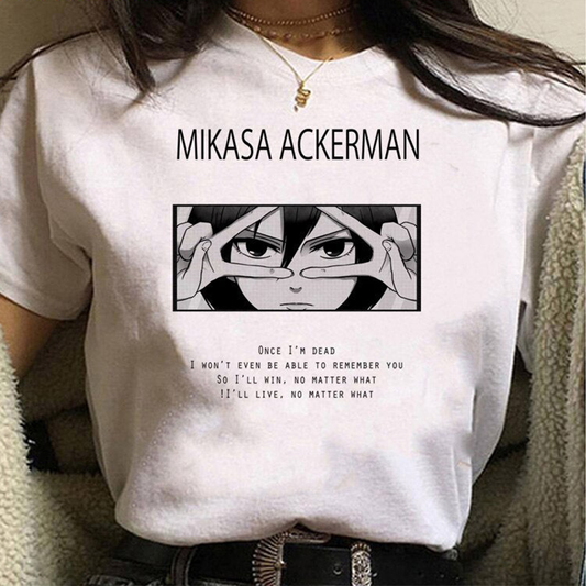 Mikasa Ackerman Shirt Attack on Titan Merch