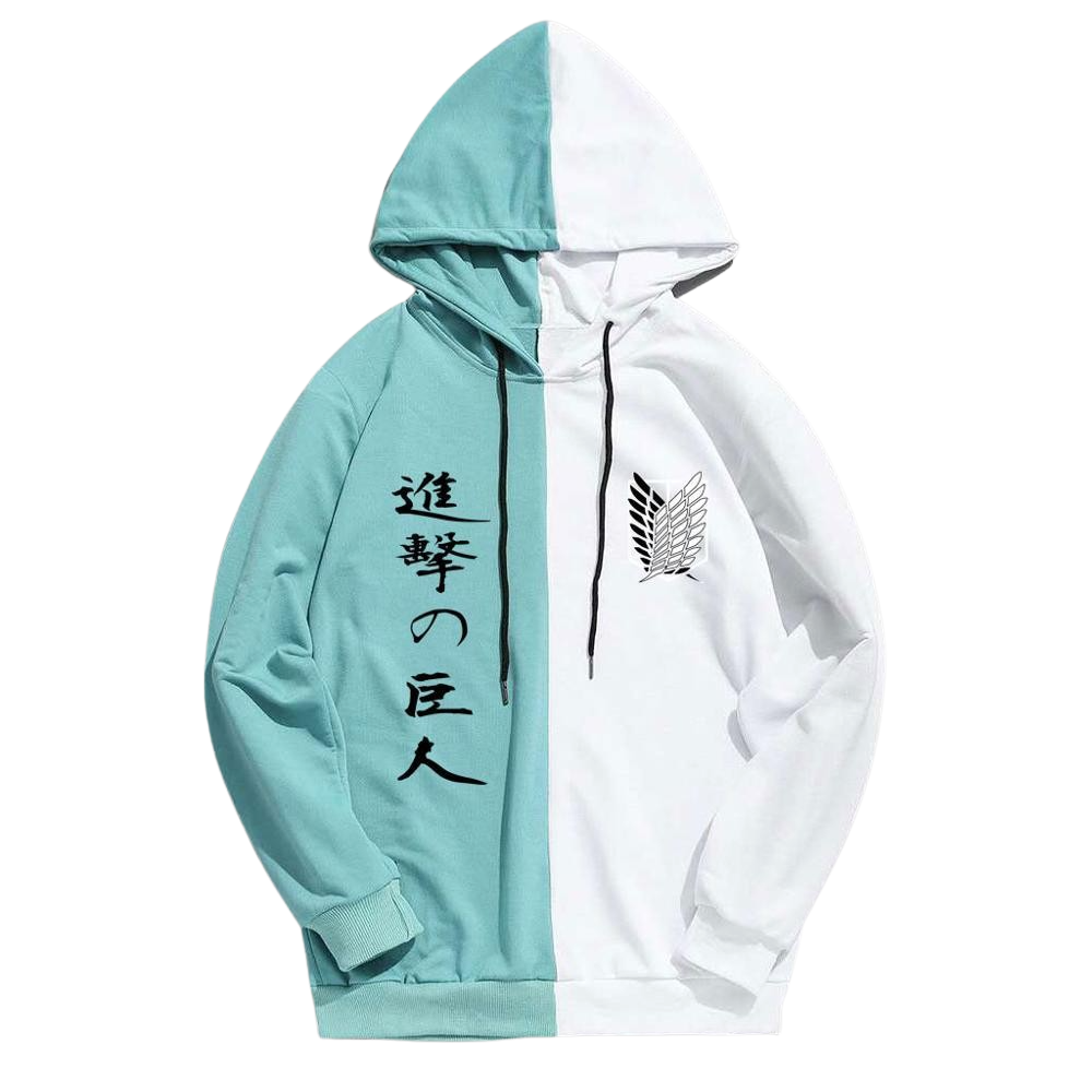 Two-Color Hoodie Attack on Titan Merch