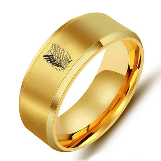 Wings of Freedom Gold Ring Attack on Titan Merch