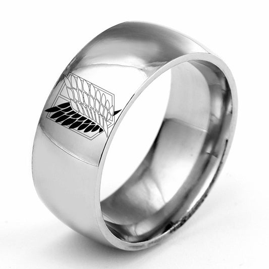 Wings of Freedom Silver Ring Attack on Titan Merch