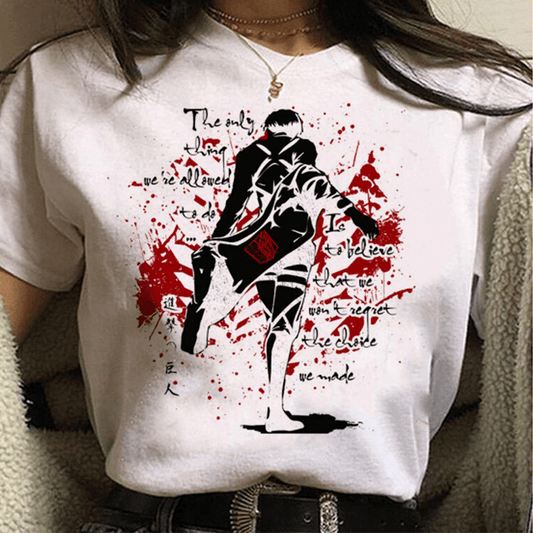 AoT Quote Shirt Attack on Titan Merch