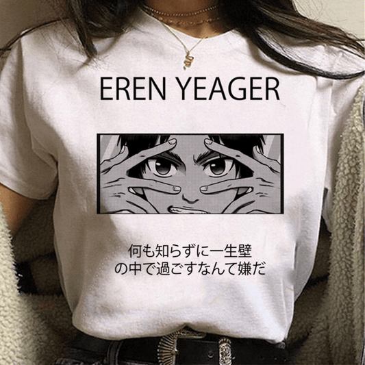 Eren Yeager Shirt Attack on Titan Merch